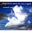 FORTY SEVEN TIMES ITS OWN WEIGHT / CUMULO NIMBUS