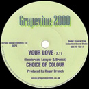 CHOICE OF COLOUR / YOUR LOVE + LOVE IS GONE