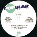 ESG / イー・エス・ジー / PARTY MUSIC
