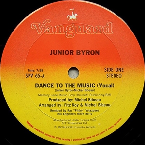 JUNIOR BYRON / DANCE TO THE MUSIC