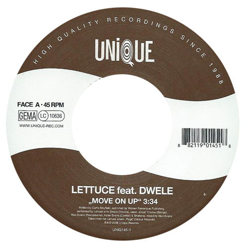 LETTUCE / レタス / MOVE ON UP + KING OF THE BURGS (7")