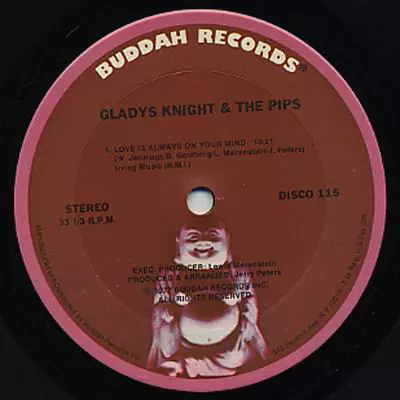 GLADYS KNIGHT & THE PIPS / グラディス・ナイト&ザ・ピップス / LOVE IS ALWAYS ON YOUR MIND (12")