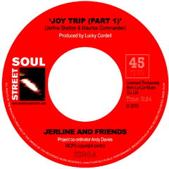 JERLINE AND FRIENDS / ジャーリン・アンド・フレンズ / JOY TRIP PT.1 + GET IT OFF MY CONSCIENCE (7")