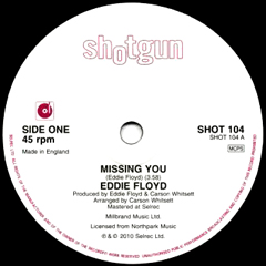 EDDIE FLOYD / エディ・フロイド / MISSING YOU + YOU MUST HAVE BEEN DREAMING (7")