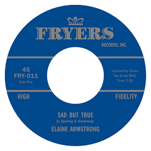 ELAINE ARMSTRONG + VONNS / SAD BUT TRUE + SO MANY DAYS (7")