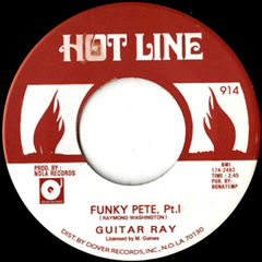 GUITAR RAY / ギター・レイ / FUNKY PETE PT.1 + FUNKY PETE PT.2 (7")