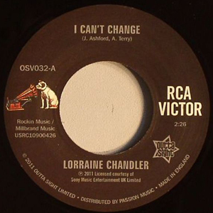 LORRAINE CHANDLER / ロレイン・チャンドラー / I CAN'T CHANGE + YOU ONLY LIVE TWICE (7")