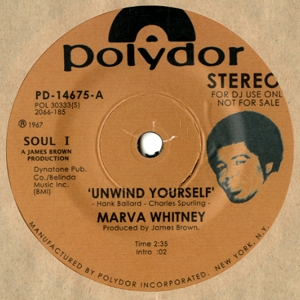 MARVA WHITNEY / マーヴァ・ホイットニー / UNWIND YOURSELF + WHAT DO I HAVE TO DO TO PROVE MY LOVE TO YOU (7")