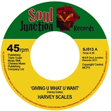 HARVEY SCALES / ハーヴェイ・スケールズ / GIVING U WHAT U WANT + I'D BE A FOOL(TO FOOL AROUND) (7")