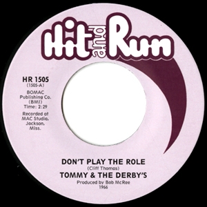 TOMMY & THE DERBY'S / トミー&ザ・ダービーズ / DON'T PLAY THE ROLE + HANDY ANDY (7")
