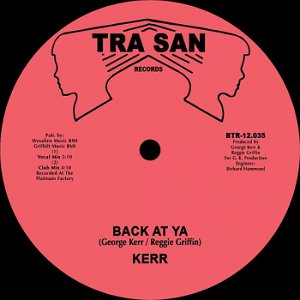 KERR / カー / BACK AT YA (12")