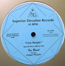 ICE BAND FEATURING UNIQUE PLEASURE / アイス・バンド・フィーチャリング・ユニーク・プレジャー / LIVE PEPOLE(SPECIAL DISCO EDIT) (12") 