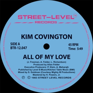 KIM COVINGTON / キム・コヴィントン / ALL OF MY LOVE + LOVE RHYTHM (12")