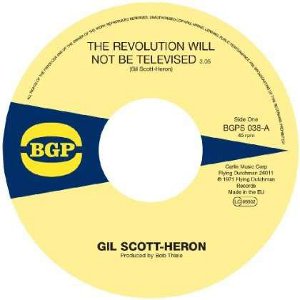 GIL SCOTT-HERON / ギル・スコット・ヘロン / REVOLUTION WILL NOT BE TELEVISED + HOME IS WHERE THE HARTED IS (7") 