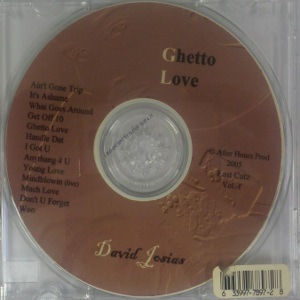 DAVID JOSIAS / GHETTO LOVE (CD-R)