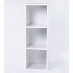 VINYL BOX 3段・ホワイト (LP約240枚収納)/レコードラック
