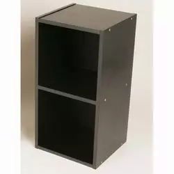 レコードラック VINYL BOX 2段 ブラック/レコードラック｜CD・レコード