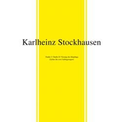 KARLHEINZ STOCKHAUSEN / カールハインツ・シュトックハウゼン / STUDIE 1 & 2/GESANG DER JUNGLINGE/ZYKLUS FUR ZWAI SCHLAGZEUGERN (180G LP)