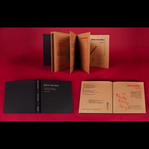 JOHN BENDER / MEMORIES OF MINDLESS MECHANICAL MONOLOGUES 1976-1985 (7LP-FINELINEN-BOOK/FOLDER-SET)