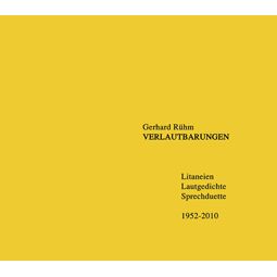 GERHARD RUHM / VERLAUTBARUNGEN (CD)