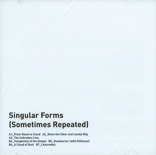 SYLVAIN CHAUVEAU / シルヴィアン・ショヴォ / SINGULAR FORMS (SOMETIMES REPEATED)