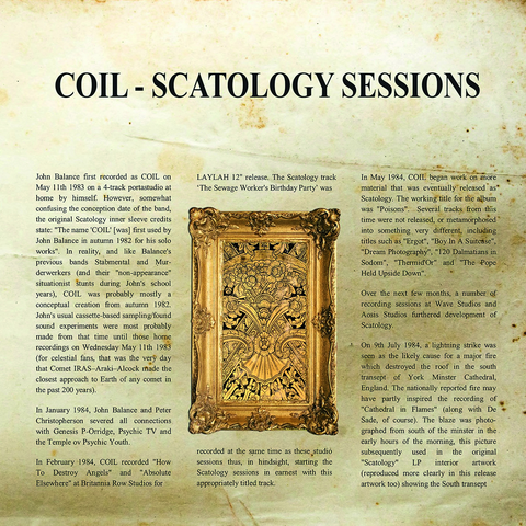 COIL / コイル / SCATOLOGY SESSIONS (2CD)