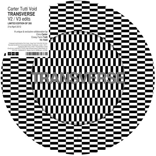 CARTER TUTTI VOID / TRANSVERSE (7") 【RECORD STORE DAY 4.21.2012】 