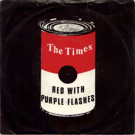 TIMES / タイムズ / RED WITH PURPLE FLASHES (7")