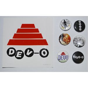 DEVO / ディーヴォ / BUTTON / STICKER PACK