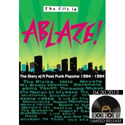 THE CITY IS ABLAZE! (FANZINE BY KARREN ABLAZE!) / THE CITY IS ABLAZE! - THE STORY OF A POST-PUNK POPZINE 1984 -- 1994 (BOOK) 