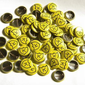 K RECORDS / K BUTTON CLASSIC (YELLOW)