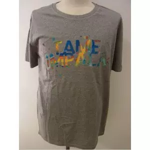 TAME IMPALA / テーム・インパラ / BACKWARDS FONT T-SHIRT GREY (M)