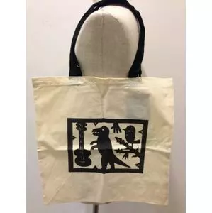 JAD FAIR / ジャド・フェア / A GUITAR, A DINOSAUR, AND A BIRD TOTE BAG