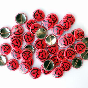 K RECORDS / K BUTTON DESIGNED BY JP (RED)