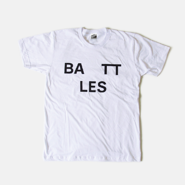 Battles Logo T-Shirts (XS (WM))(White)/BATTLES/バトルス｜ROCK / POPS /  INDIE｜ディスクユニオン・オンラインショップ｜diskunion.net