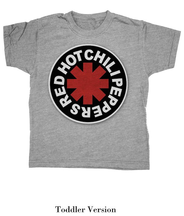 RED HOT CHILI PEPPERS / レッド・ホット・チリ・ペッパーズ / RHCP LOGO IN CIRCLE GREY TODDLER T-SHIRT (S)