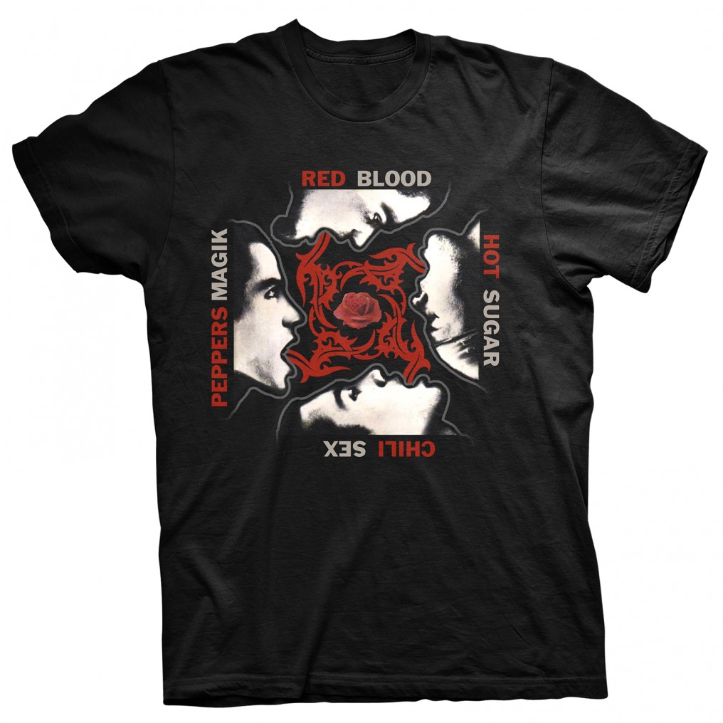 RED HOT CHILI PEPPERS / レッド・ホット・チリ・ペッパーズ / RHCP BLOOD/SUGAR/SEX/MAGIC BLACK T-SHIRT (S)
