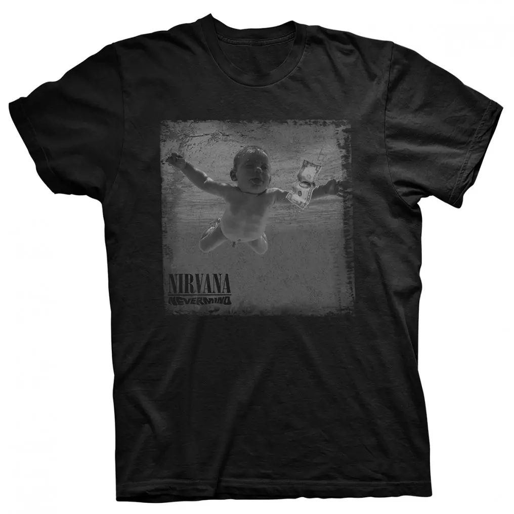 NIRVANA / ニルヴァーナ / NIRVANA NEVERMIND BLACK T-SHIRT (S)