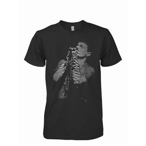 JOY DIVISION / ジョイ・ディヴィジョン / IAN CURTIS'S UNKNOWN PLEASURES ≪T-SHIRT / BLACK / SIZE:S / BODY:AMERICAN APPAREL≫