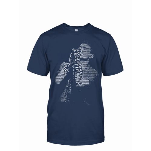JOY DIVISION / ジョイ・ディヴィジョン / IAN CURTIS'S UNKNOWN PLEASURES ≪T-SHIRT / NAVY / SIZE:M / BODY:FRUIT OF THE LOOM≫