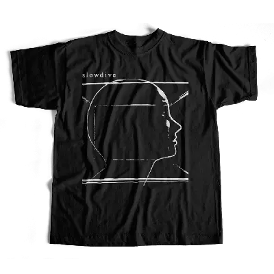 SLOWDIVE / スロウダイヴ / ALBUM TEE (BLACK) (L)