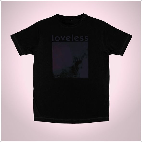 MY BLOODY VALENTINE / マイ・ブラッディ・ヴァレンタイン / LOVELESS BLACK T-SHIRT (M)