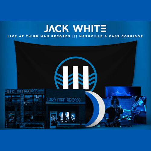JACK WHITE / ジャック・ホワイト / LIVE AT THIRD MAN RECORDS NASHVILLE& CASS CORRIDOR (3LP+lOGO FLAG/BLACK/BLUE/WHITE VINYL)