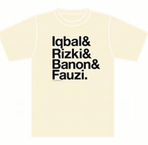 IKKUBARU / イックバル / IKKUBARU MEMBER NAME T-SHIRTS / イックバル・メンバー・ネーム Tシャツ + ダウンロード・コード (ナチュラル×ブラック XS) 