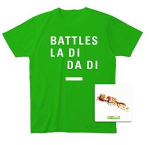BATTLES / バトルス / ラ・ディ・ダ・ディ + Tシャツ付きセット (L)