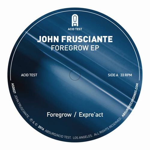JOHN FRUSCIANTE / ジョン・フルシアンテ / FOREGROW [12"]