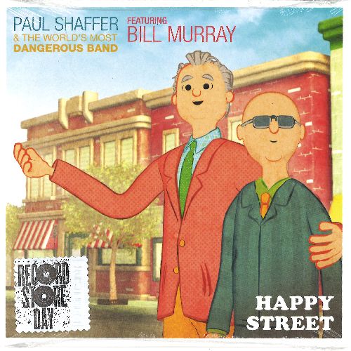 PAUL SHAFFER AND THE WORLD'S MOST DANGEROUS BAND / ポール・シェイファー&ザ・ワールズ・モースト・デンジャラス・バンド / HAPPY STREET [7"]