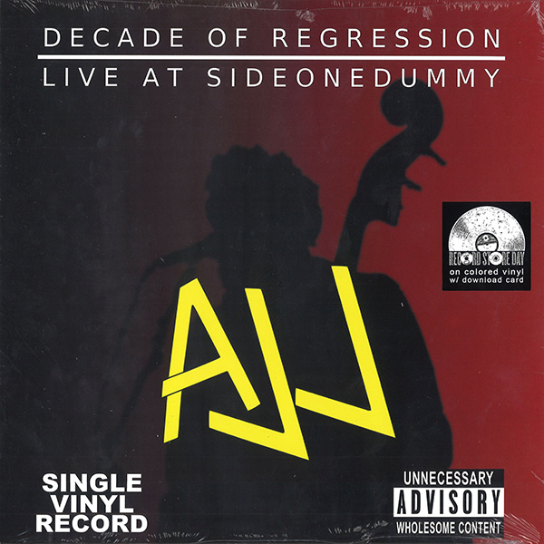 AJJ / DECADE OF REGRESSION: LIVE AT SIDEONEDUMMY [COLORED LP]