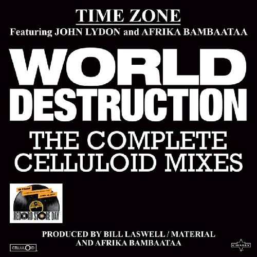 TIME ZONE FEATURING JOHN LYDON & AFRIKA BAMBAATAA / WORLD DESTRUCTION [12"]