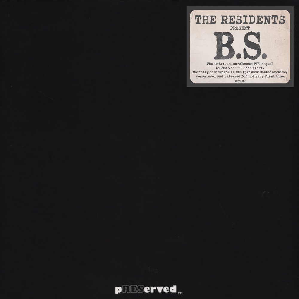RESIDENTS / レジデンツ / B.S. LP PRESERVED EDITION [LP]